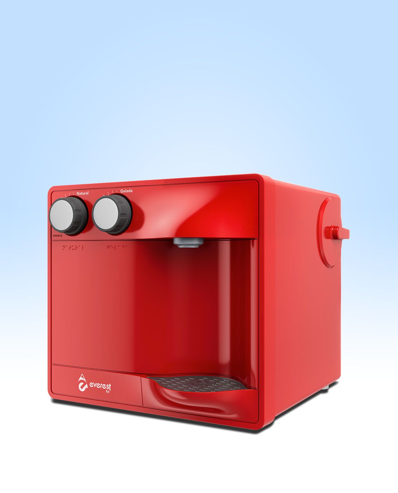 Everest Slim Cereja Purificador de Água Gelada e Natural